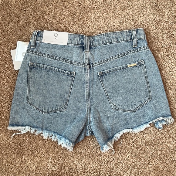 NWT Insane Gene Rhinestone Fringe Cut Off Shorts - Picture 8 of 14